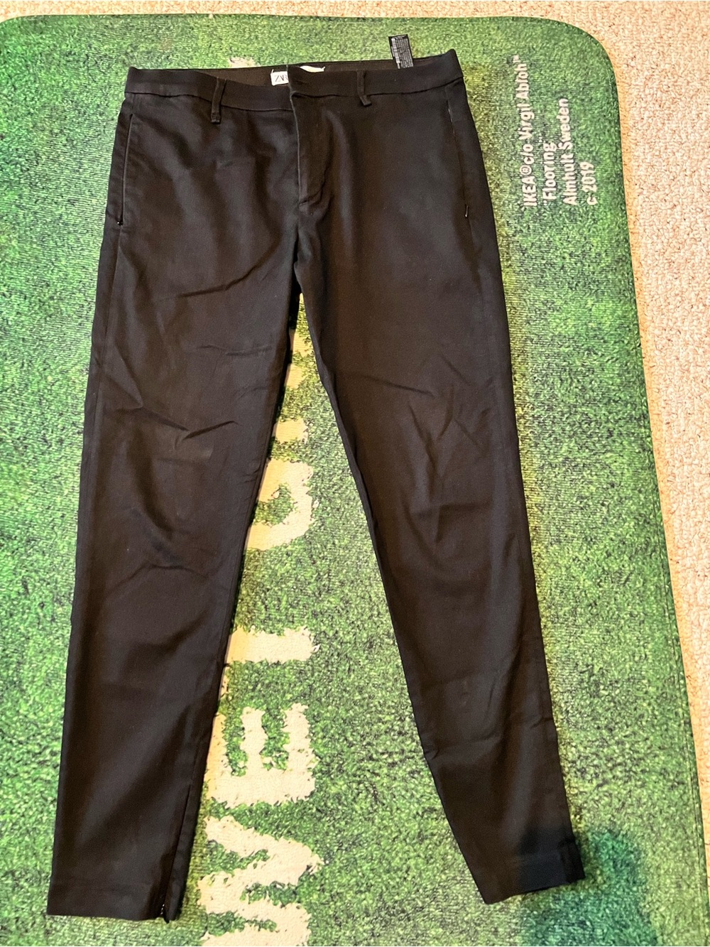 Zara Skinny fit Black Men's Chinos Size 31